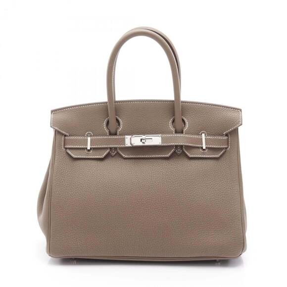 HERMES Handbags - Hermes Birkin 30 Handbag, Leather Togo, Women's, Beige